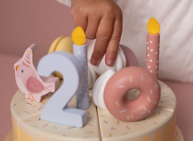 Tort drewniany na rzepy Little Dutch